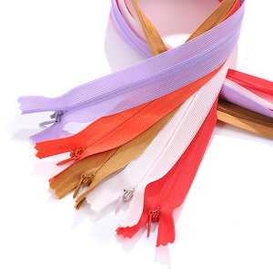 Factory Wholesale Can Be Customized Color 3, 5, 8, 10, Open and Closed End Code Yard, Stock Nylon <b>Zippers</b> - Product Image 2