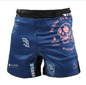 MMA Fightwear <b>Shorts</b> Custom BJJ Jiu Jitsu <b>Grappling</b> <b>Shorts</b> Full Print Sublimation Breathable Training Sportswear - Product Image 3