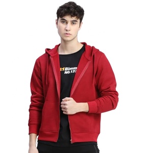 Sweat à capuche DTG de haute qualité avec logo personnalisé, en molleton de coton épais et léger pour l'hiver, fermeture éclair, service OEM disponible, vente en gros - Product Image 1
