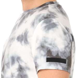 T-shirt en coton 100% lavé, style tie-dye tendance, écologique, séchage rapide, streetwear, manches courtes, col rond, haute qualité - Product Image 5