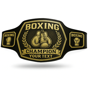 Cinturón de Campeonato Personalizado de Lucha Libre y Karate de Peso Pesado con Correas de Cuero Chapadas en Oro, 1 Pieza - Product Image 6