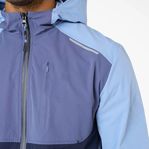 Men's Colorblock Hooded Windbreaker Tracksuit Set Lightweight <b>Zip</b> <b>Up</b> <b>Jacket</b> Jogger Pants Outdoor Running Sportswear Custom Wear - Product Image 5