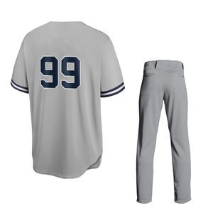 Uniformes de Béisbol Profesionales para Equipos, Transpirables, de Secado Rápido, con Nombre del Equipo Personalizado, Precio de Fábrica - Product Image 2