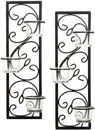 Metal <b>Wall</b> <b>Sconce</b> Cubic Votive Tealight Candle Holder Scented Candles Modern Decorative Hanging Candle Lantern for Living Room - Product Image 5