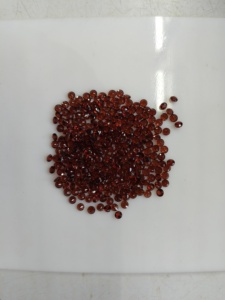 Granat rouge naturel 3,25 mm, taille brillant ronde, meilleure qualité, pierre précieuse en vrac pour la fabrication de bijoux - Product Image 5
