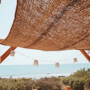 Voile d'ombrage rectangulaire en fibre de coco - Auvent solaire extérieur écologique pour la plage, le jardin, le balcon, la décoration de café - De Eco2go Vietnam - Product Image 1