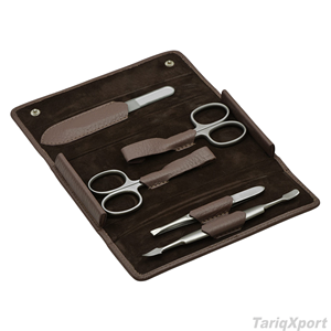 5-Piece Customized Professional Manicure Pedicure Set Stainless Steel <b>Nail</b> Cuticle Pusher Scissor 4-in-1 <b>Nail</b> Clipper Beauty - Product Image 2