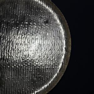 Plateau de service rustique à texture martelée, fournitures pour hôtels et restaurants, métal, style vintage, décoration de luxe pour la maison - Product Image 4