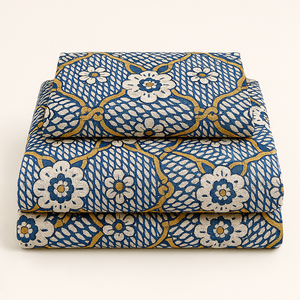 Parure de lit 4 pièces de luxe légère et de haute qualité en lin Euro Flex 100 %, motifs personnalisés, certifiée biologique - Product Image 6