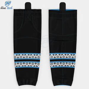 Sublimated Custom Ice Hockey <b>Socks</b> Bottom Custom Print Lightweight Breathable Quick Dry Eco-Friendly Team Sports Clubs <b>Training</b> - Product Image 1