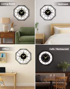 Elegante Reloj de Pared Metálico Moderno para Sala de Estar, Decoración de Interiores de Lujo, Reloj Decorativo Elegante al Mejor Precio - Product Image 5