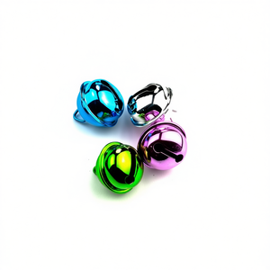 Campanello Ilan Cascabel 22mm Elettroplaccato 4pz Per Perline Decorative - Product Image 2