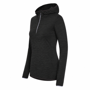 Haut de sport léger à capuche et fermeture éclair quart de tour pour femme, anti-humidité, idéal pour le fitness - Product Image 2