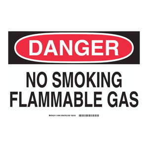 Panneau de signalisation Brady Danger Interdiction de fumer Gaz inflammable - Panneau de signalisation routière pliable imprimé UV réfléchissant pour la sécurité intérieure et extérieure - Product Image 3