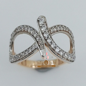 Anillo de Oro Original de 22 Quilates para Mujer, Acabado Brillante, para Compromisos, Ceremonias, Eventos Nupciales, Ocasiones Festivas y Uso Diario - Product Image 1