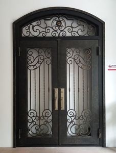 Mejore la Seguridad y la Elegancia de su Hogar con una Puerta de Hierro Forjado Personalizada: Puertas de Hierro de Lujo Hechas a Mano con Calidad Premium - Product Image 1