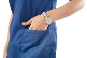 Customize Medical <b>Nursing</b> Jogger Scrubs Scrub Jumpsuit Polyester Spandex Unisex Summer Short Sleeve Hospital Uniform Sets - Product Image 3