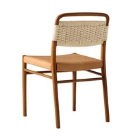 Meubles de chaise en bois de teck pour restaurants contemporains Conceptions simples de chaise de restaurant meilleure qualité, prix abordables