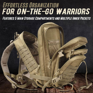 Custom design <b>Multi</b> Functional Tactical Bag Sports Outdoor Bag Large Capacity Man Tactical <b>Backpacks</b> With Your Own Logo - Product Image 5