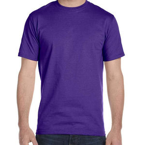 T-shirt décontracté personnalisable, couleur unie, pour homme, 100% polyester, doux et confortable, idéal pour la gym et le fitness. - Product Image 1