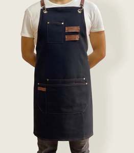 Delantales de Lona para Hombre con Diseño Personalizado, Calidad Premium, Impermeables, Resistentes al Viento, Transpirables, para Uso en Restaurantes y Bares, Diseño Elegante y Moderno, Económicos - Product Image 4