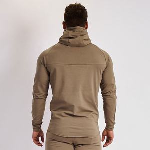 ผู้ชายแขนยาวบางฝ้ายยิมกีฬาที่มีน้ำหนักเบา Hoodie (ผู้ผลิตโดย Ever Glow) - Product Image 2