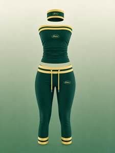 Conjuntos de Ropa TAHAD 2026 para Mujer, con Logotipo Personalizado, Nueva Colección, Color Caramelo, Top Tubo, Pantalones Capri y Conjunto de Tres Piezas para Descansar - Product Image 2
