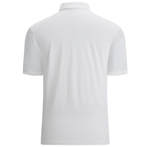 เสื้อโปโลผ้าถักเนื้อนุ่ม สวมใส่สบายทั้งแบบเป็นทางการและลำลอง เนื้อผ้าระบายอากาศได้ดี สีพื้น - Product Image 6
