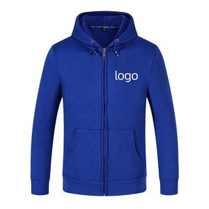 Sweat à capuche unisexe personnalisé de luxe, de haute qualité, en coton uni 350 g/m², épais, avec fermeture éclair, style streetwear hiver - Product Image 5