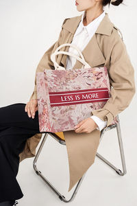 Bolsa de Yute Natural Sostenible, Bolsa de Compras Reutilizable y Ecológica - Product Image 2