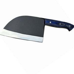 Couteaux de boucher professionnels avec lame en acier forgé robuste, manche en bois et étui de transport en cuir pour la préparation alimentaire professionnelle - Product Image 2