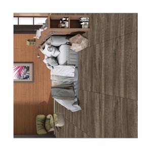 India Premium 600X1200mm Azulejo de porcelana esmaltada Madera pulida brillante Moderno Clásico Interior Habitación Piso Baños Antibacteriano - Product Image 4