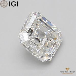 Diamante Cultivado en Laboratorio CVD de 1.01 Quilates, Alta Claridad VVS2, Color F, Corte Asscher, con Certificado IGI, para Anillo de Lujo o Regalo - Product Image 6