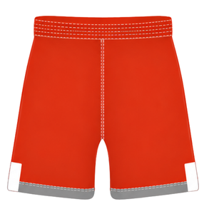 Conjunto de Uniforme de Rugby de Manga Corta en Naranja Brillante, Blanco y Gris, Jersey de Rugby con Cuello Redondo y Estampado Gráfico, Pantalones Cortos con Cordón Ajustable, Rendimiento Atlético - Product Image 6