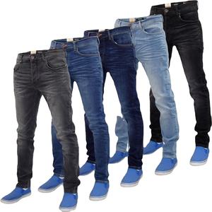 Jean pour homme personnalisé de marque privée, en mélange coton élasthanne/coton de qualité supérieure, style anglais délavé, taille mi-haute, coupe crayon, sur mesure - Product Image 1