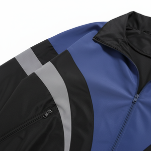 Custom Winter Casual Hooded Outdoor Regular Track Suit <b>Polyester</b>/Nylon Lightweight Track Pant Sweatsuits Jogging Set Solid - Product Image 4