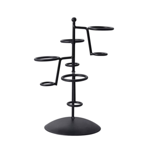 Support à glace en métal noir thermolaqué, qualité supérieure, fait main, réutilisable, moderne, élégant, support à glace de luxe, vente chaude - Product Image 5