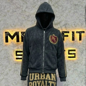 Ensemble de survêtement moderne pour homme avec fermeture éclair, coupe ajustée, vêtements de sport confortables pour le jogging et l'entraînement - Product Image 6