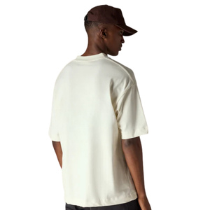 Camiseta de Algodón Oversize para Hombre con Logo Minimalista en el Pecho, Estilo Urbano, Manga Corta, Casual, de Moda, Venta al por Mayor, Fabricante OEM - Product Image 6