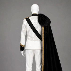 Uniforme Ceremonial Vintage Elegante, Reproducción, Tejido de Lana de Algodón Transpirable y Ecológico, Uniforme Masculino de Alta Calidad - Product Image 6