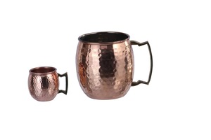 Tazas de Cobre Moscow Mule Personalizadas Directas de Fábrica, Hechas a Mano, Aptas para Alimentos, para Cerveza, Varias Capacidades - 200 ml - Product Image 1