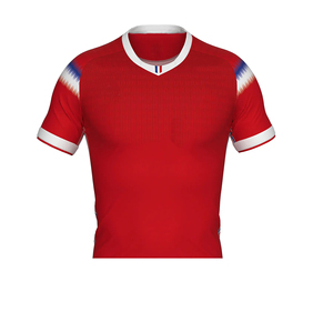 Maillot de volley-ball de haute qualité, confortable et respirant, prix d'usine, impression personnalisée, jersey rouge brossé, vêtements de sport à séchage rapide - Product Image 4