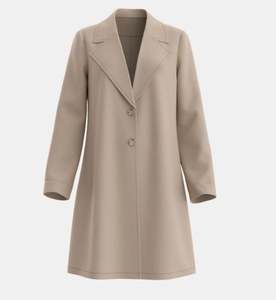 Nouveau design, manteau long et fin pour femmes, manteau trench à double boutonnage, vêtements d'hiver tendance, manteau trench pour femmes, hiver - Product Image 1