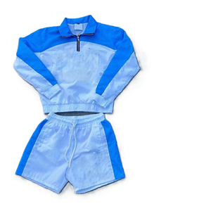 Ensemble coupe-vent léger et respirant en polaire tissé, entièrement zippé, pour homme, idéal pour l'automne et le sport - Product Image 1