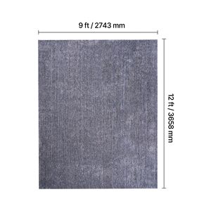 Tappeto in peluche spesso e resistente da 9x12 piedi per interni, ideale per ristoranti - Tappeto a pelo lungo e soffice - Product Image 2