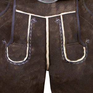 Pantalones Cortos de Cuero Bordados para Hombre, Diseño Exclusivo para Exteriores, Estilo Urbano, Lederhosen, Personalizados - Product Image 6