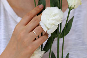 Women's 14k Gold Emerald Cut Diamond Engagement Ring Prong Setting floral Style - Product Image 3