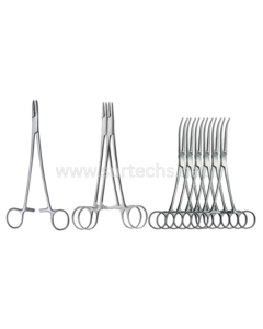 Kit d'instruments chirurgicaux manuels pour la résection abdomino-perineale, en acier inoxydable, pour la chirurgie colorectale, ensemble complet, certifié CE - Product Image 2