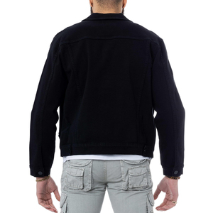 2026 New Custom Men's Design Casual Cotton <b>Denim</b> Jacket Solid Colors OEM Jeans with Down <b>Material</b> Long Length and Warm Feature - Product Image 6
