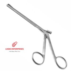Pinzas de succión nasal Takahashi 3.0 mm x 10.0 mm, mandíbulas ovaladas, instrumento quirúrgico ORL de acero inoxidable - Product Image 1